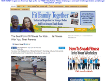 Tablet Screenshot of fitfamilytogether.com